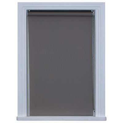 Bloc Made to Measure Fabric Changer Blackout Roller Blind Light Grey